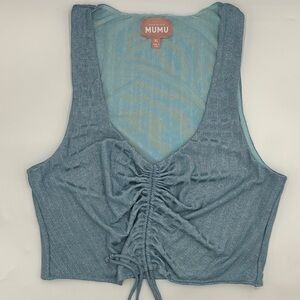 Show Me Your Mumu Hazy Ruched Tank Top